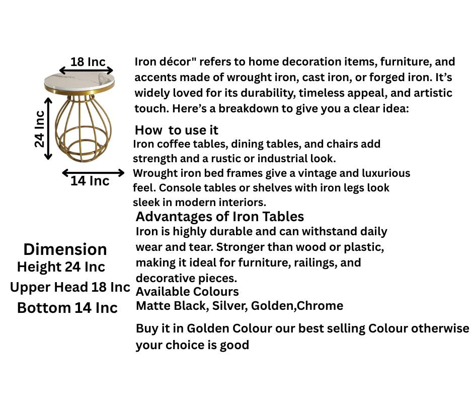 Artisan & Iron Decor AID No: 073