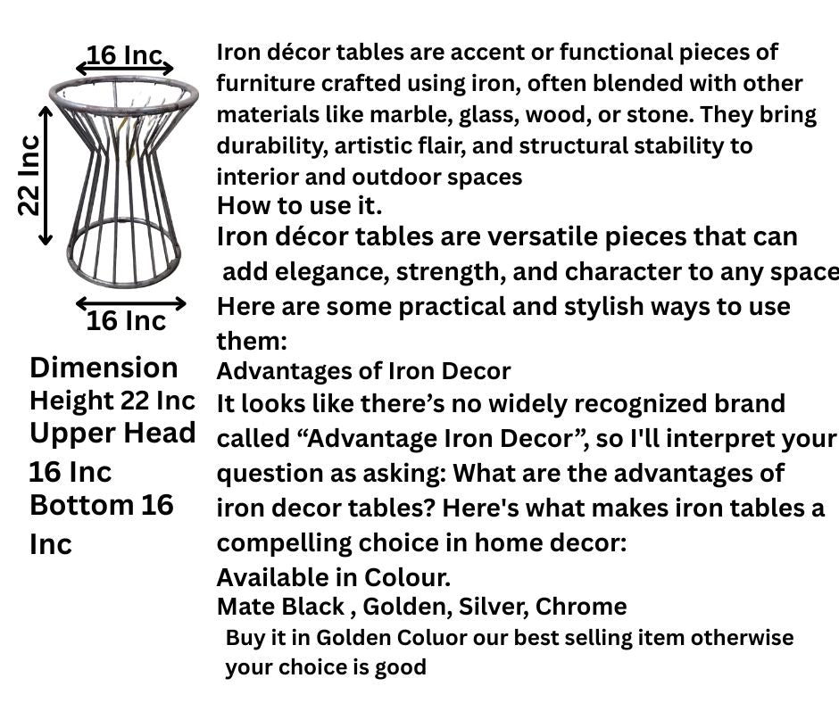 Artisan & Iron Decor AID No: 088