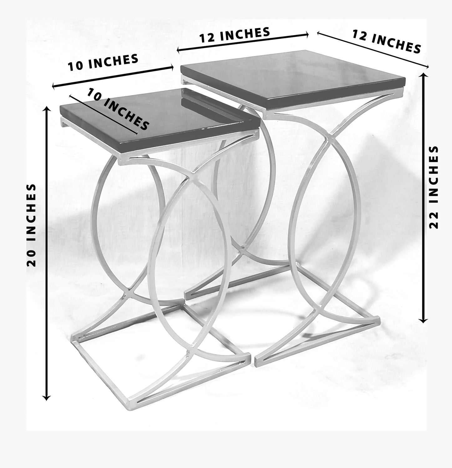 NESTING TABLE-BAZEL(SET OF 2)