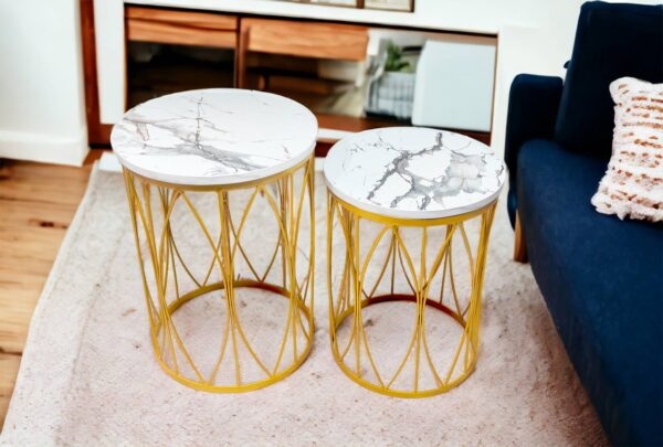 NESTING TABLES- ELEGANT (SET OF2)