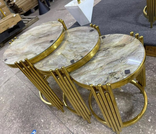 NESTING TABLES-ROUND SLEEK