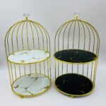 2 Layers Cosmetics Cages Makeup Organizer Cosmetic Perfume Disp Shelf, Makeup Storage.