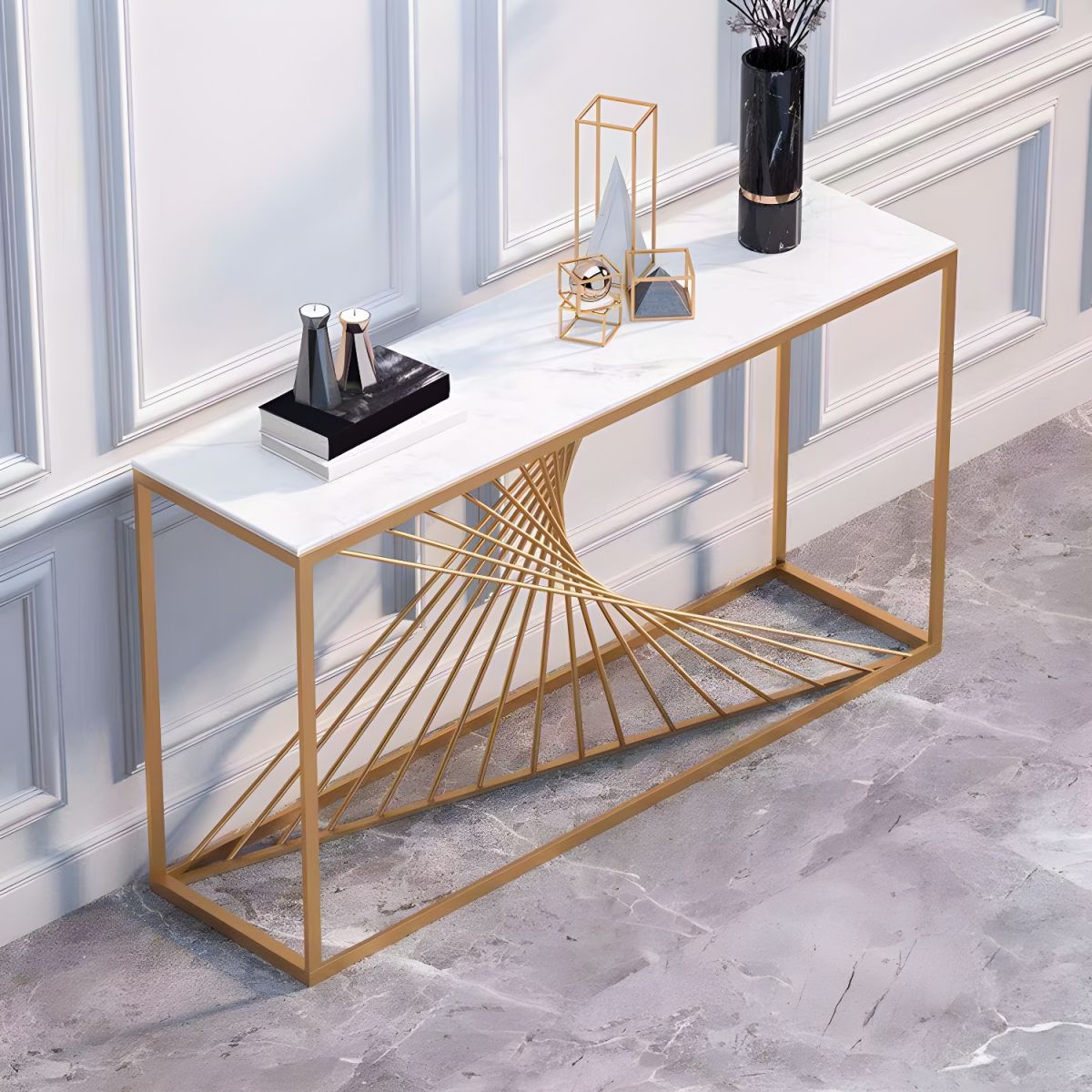 CONSOLE TABLE- GLAM RECTANGLE