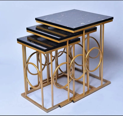 NESTING TABLE - CIRCLE DESIGN