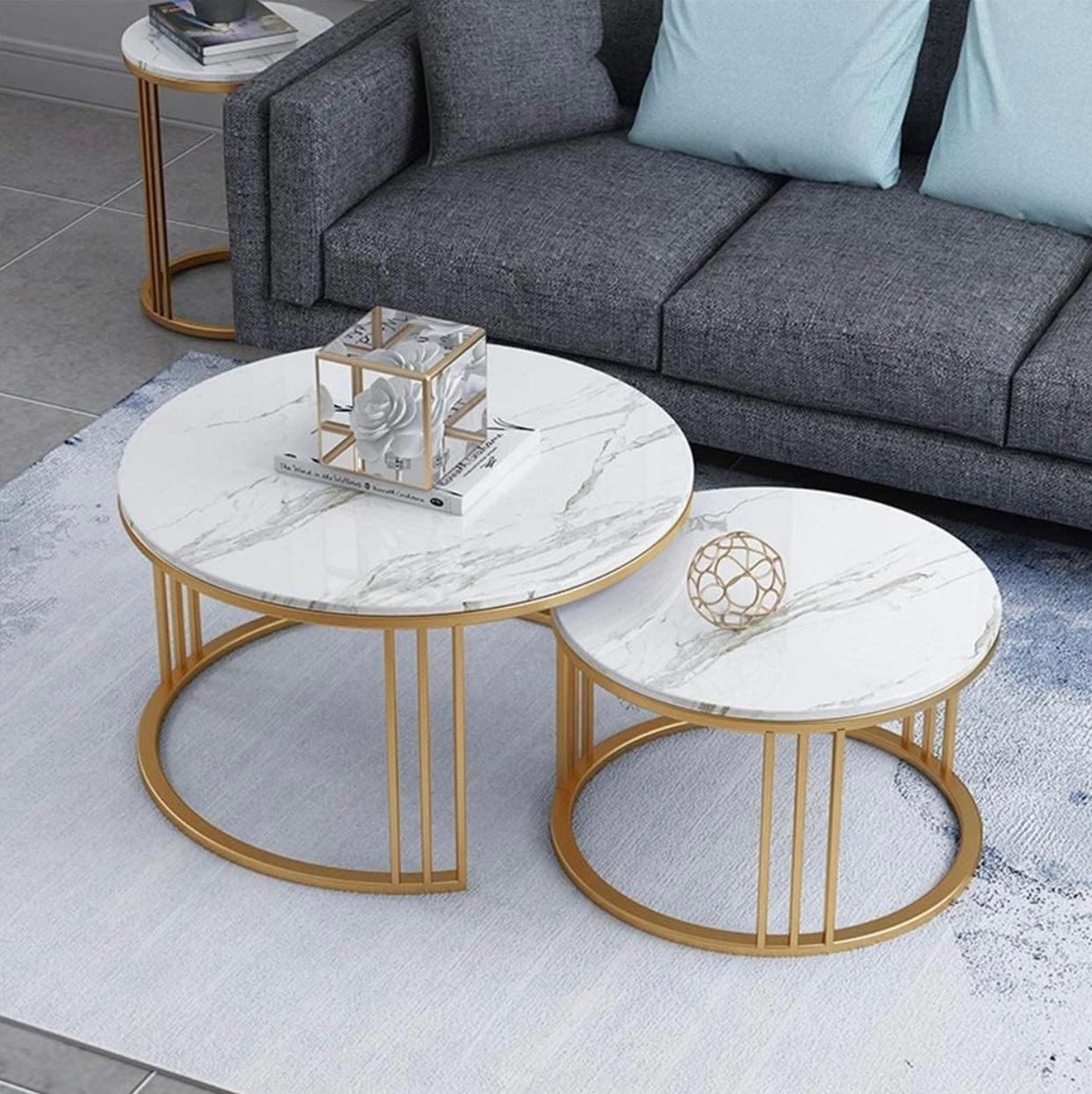 SET OF 2- CENTER TABLES- AID NO: 121