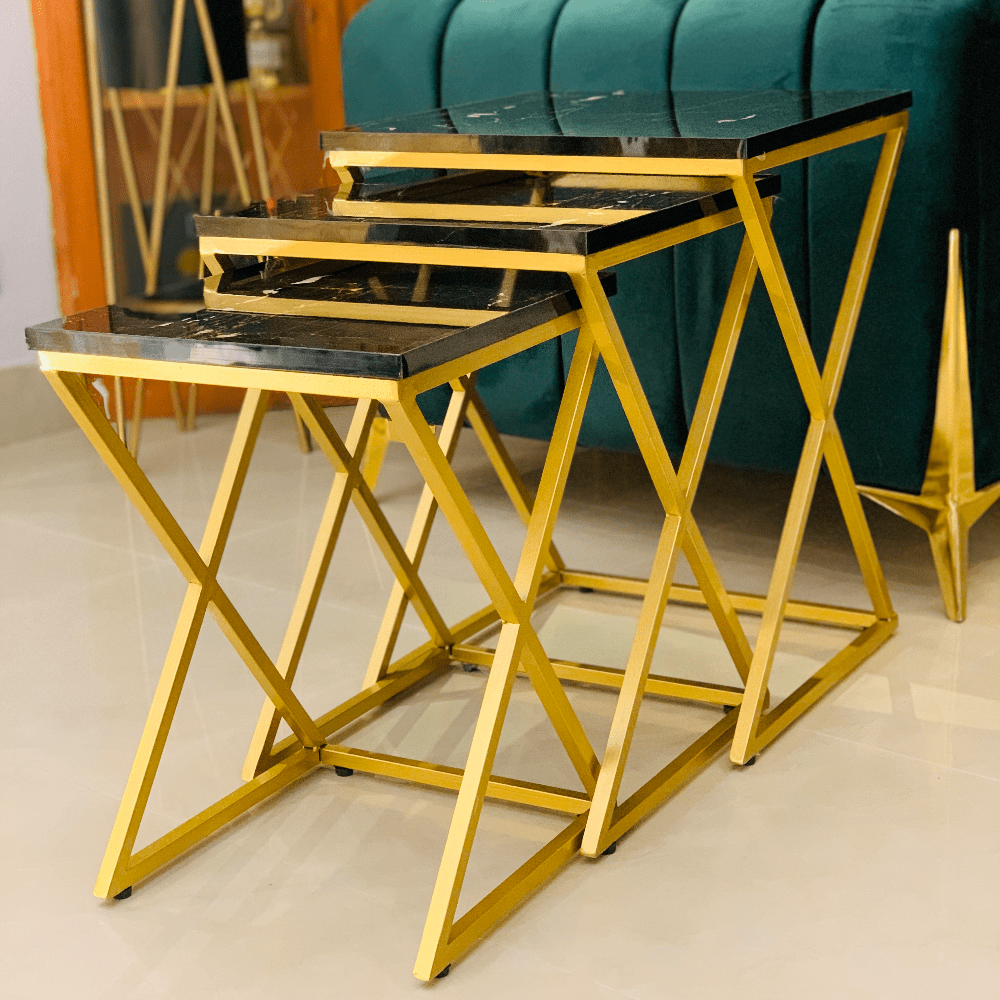 NESTING TABLES-X PATTERN
