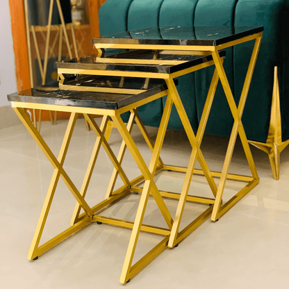 NESTING TABLES-X PATTERN