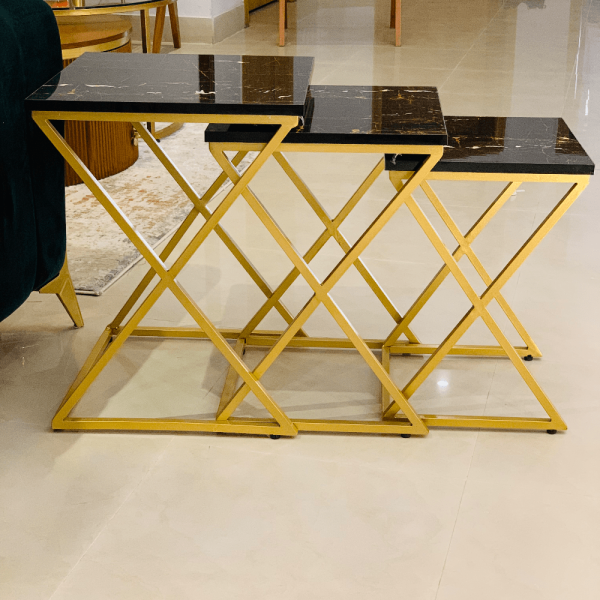 NESTING TABLES-X PATTERN