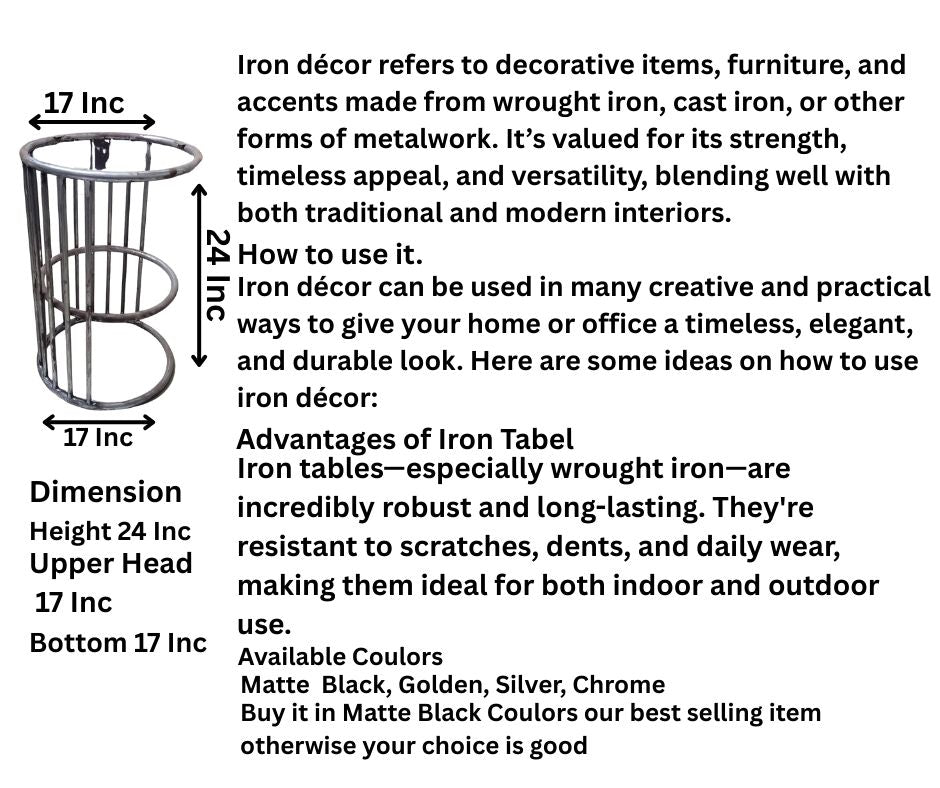 Artisan & Iron Decor AID No: 085