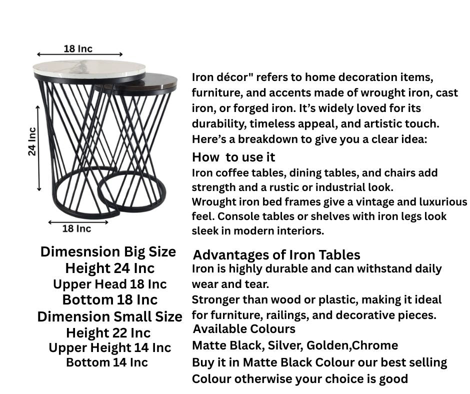 Artisan & Iron Decor AID No 061 Two Set