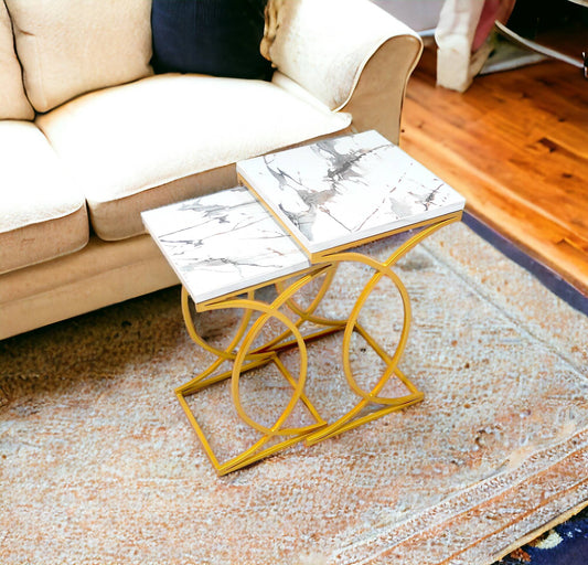 NESTING TABLE-BAZEL(SET OF 2)