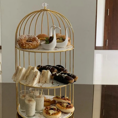 3 Tier.Large Cosmetics Cage For Makeup Storage Holder, Makeup Brush, Perfume