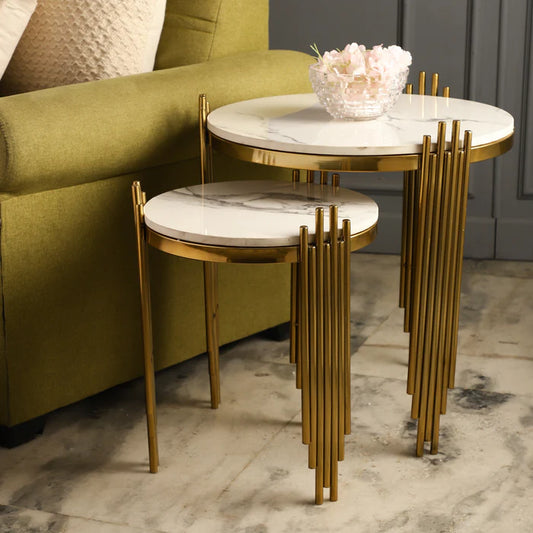 NESTONG TABLES -SYMMETRY(SET OF 2)
