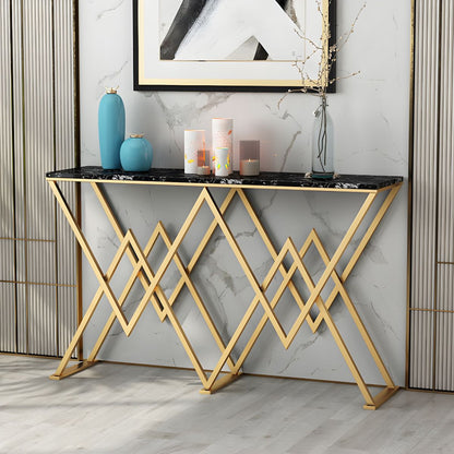 CONSOLE TABLE- DIAMOND DESIGN