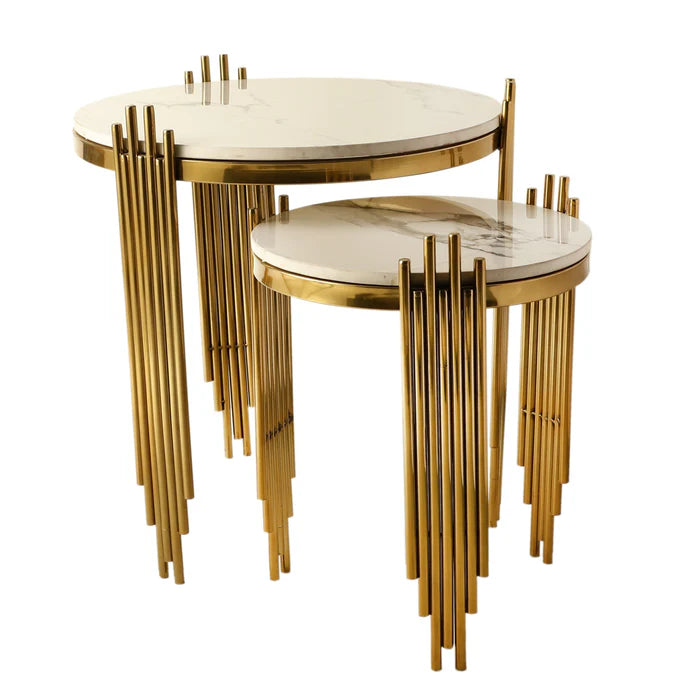 NESTONG TABLES -SYMMETRY(SET OF 2)