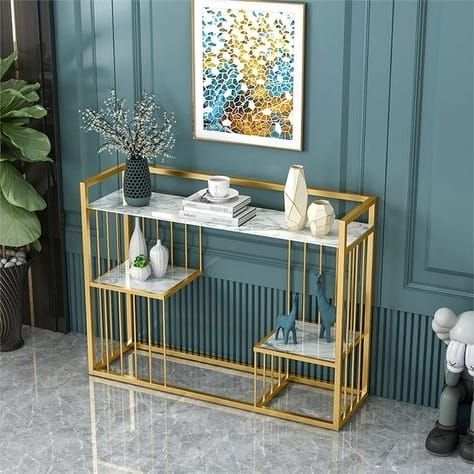 CONSOLE TABLE-GOLD