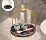 1-Tier Cosmettics Cage Luxury Makeup Organiser Display Stand.