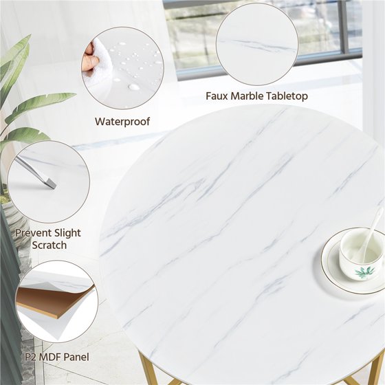 AUSTIN-CENTER TABLE-WHITE TOP