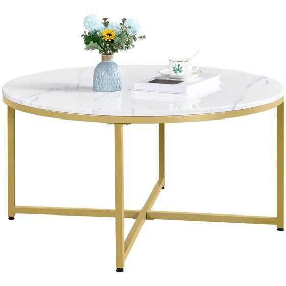 AUSTIN-CENTER TABLE-WHITE TOP