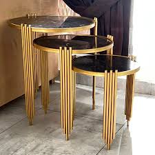 NESTING TABLES-ROUND SLEEK